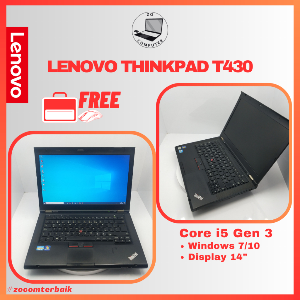 Laptop Lenovo Thinkpad T430 Core i5 Gen 3