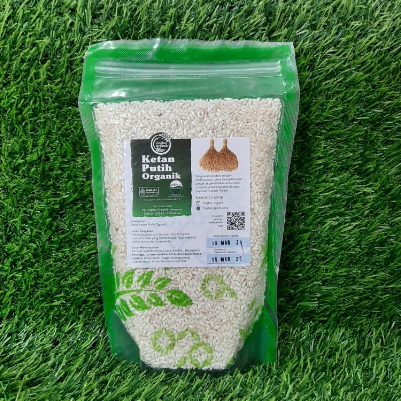 

Beras Ketan Putih Lingkar Organik 500gr