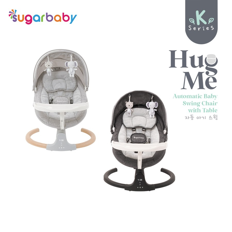 MOMMYNME SUGARBABY HUG ME AUTOMATIC BABY SWING CHAIR WITH TABLE