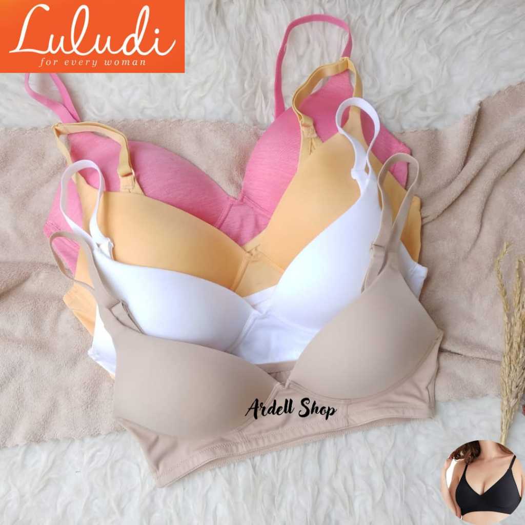 DL BRA WANITA TANPA KAWAT MINISET LULUDI BY WACOAL CUP POLOS S L LLB60103A PM