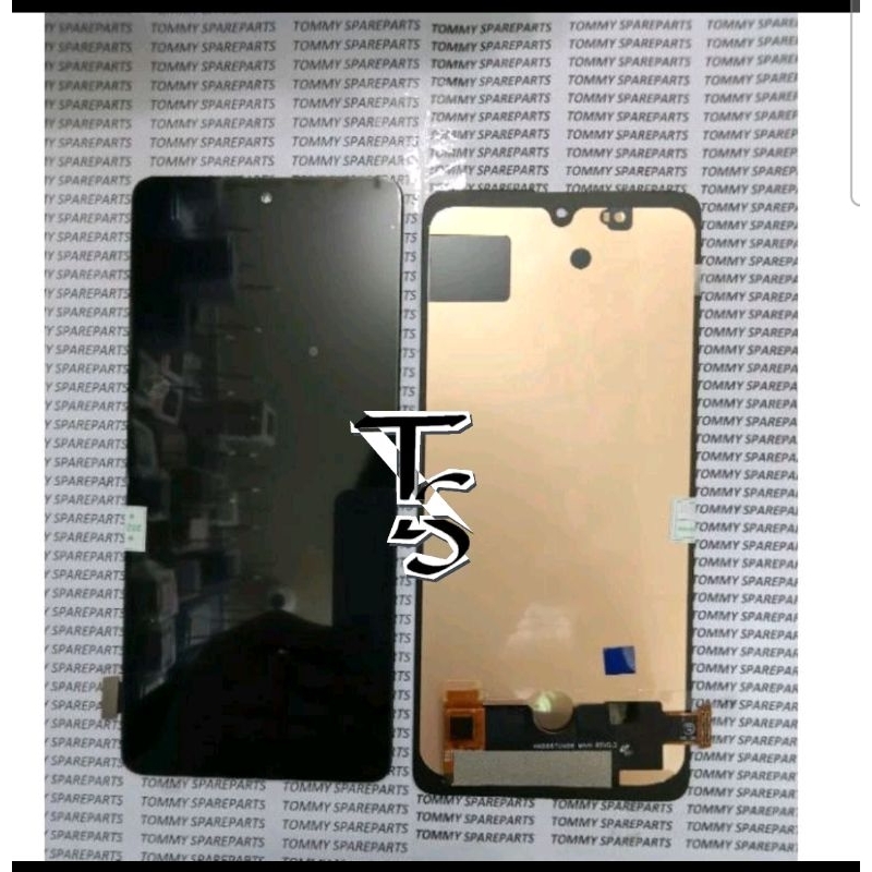 LCD TOUCHSCREEN SAMSUNG GALAXY A71 A715 OLED SMALL GLASS FINGERPRINT FUNGSI