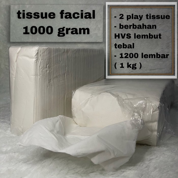 tissue facial 1000 gram / tissue 1000 gram / tissue 1kg