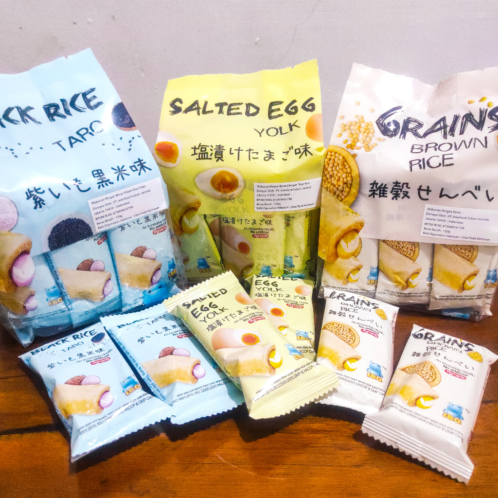 I B O Snack - snack import - snack beras - kue beras