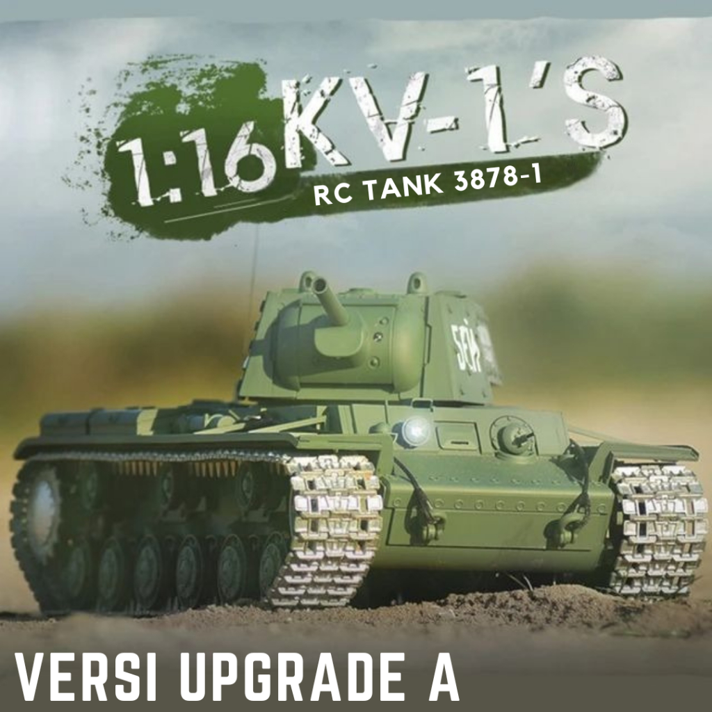 Tank Heng Long RC Tank 3878-1 Russia KV-1's Metal Track Gearbox Infra Red