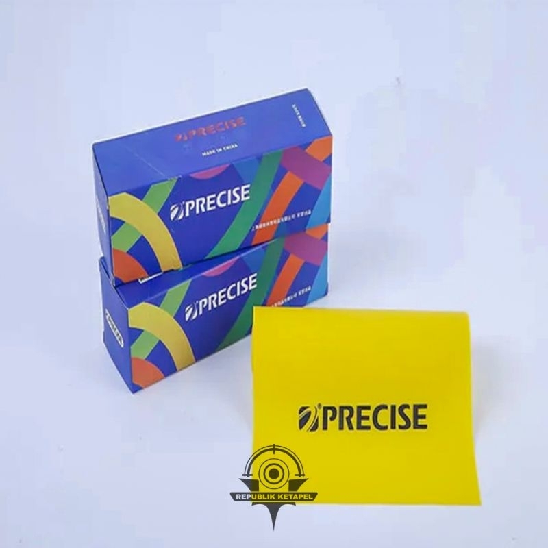 Karet Precise Flatband Slingshot Original Per Roll Ukuran 0,50 mm, 0,55 mm, 0,60 mm, 0,65 mm