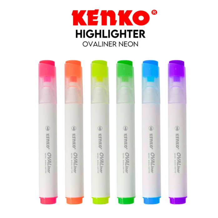 

Gramedia Batam - Kenko Highlighter Ovaliner Neon Colour Blue