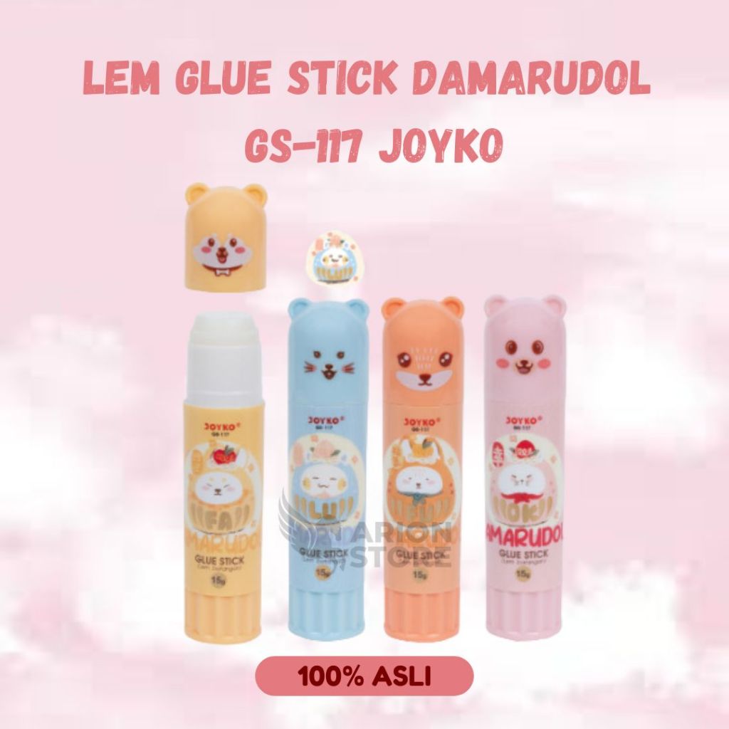 

[ARION STORE] Lem Glue Stik GS-117 Joyko 15gr / Lem Kertas Joyko Damarudoll / Lem Glue Stick Joyko [ PCS]