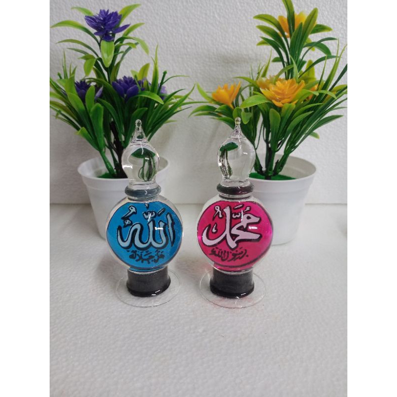 2pcs sepasang kaligrafi antik  murah#hiasan lemari kaca#rak dinding