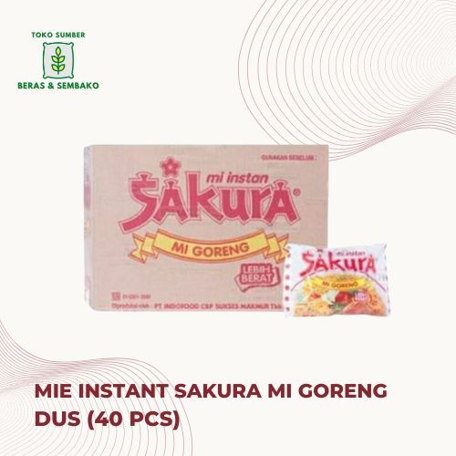 

Mie SAKURA mi instan goreng dus (40 pcs)