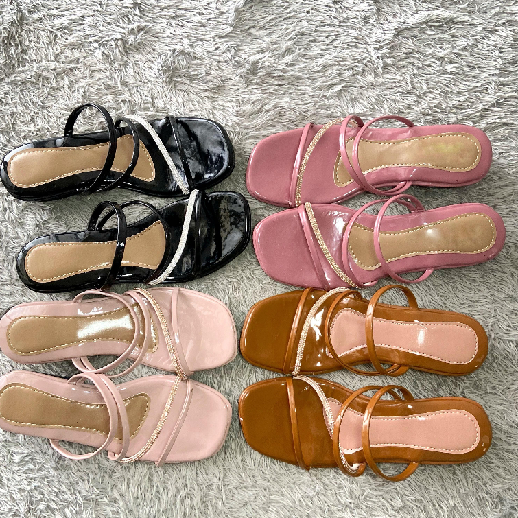 SANDAL HAK TAHU/HIGH HEELS WANITA 3CM/HEELS TALI/SANDAL KOREA