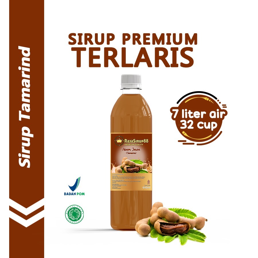 

Sirup Rasa Tamarind / Asam Jawa Minuman Sirop Flavoured Syrup Halal 640 ml RAJA SIRUP 88