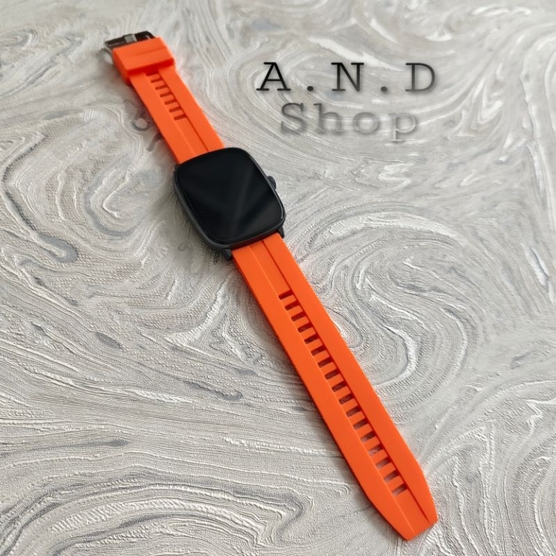 STRAP RUBBER SILICONE SILIKON KARET WATCH BAND TALI JAM TANGAN SMARTWATCH HAYLOU SOLAR PRO RS5 L18 L