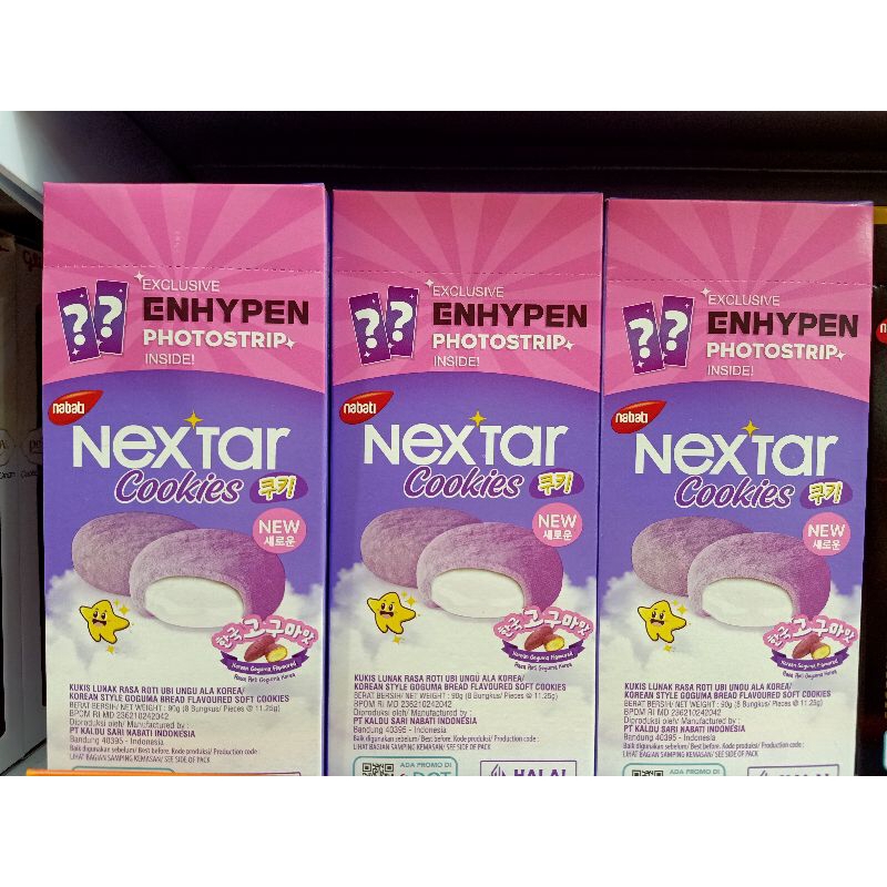 

Nabati Nextar Goguma X ENHYPEN Limited Edition 90gr isi 8bungkus