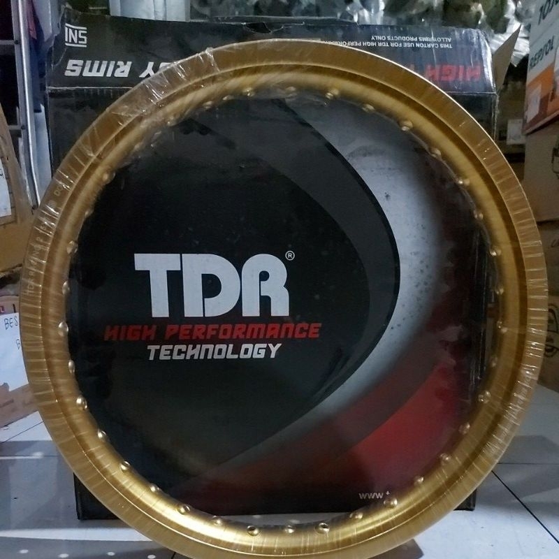 velg tdr 215 ring 17 gold velk tdr 215 ring 17