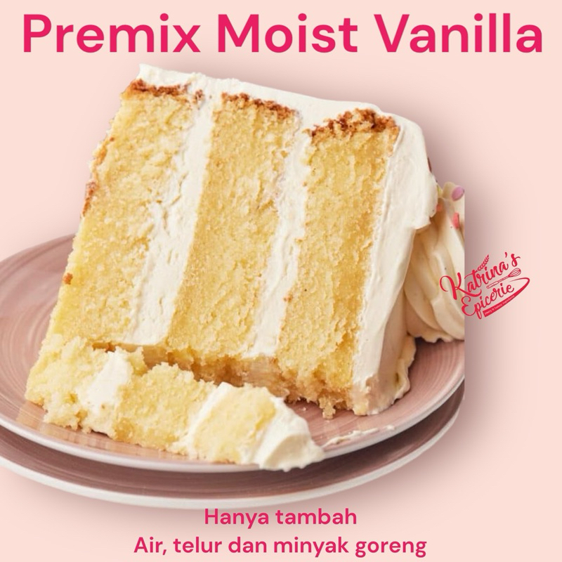 

Puratos Moist Vanilla Cake Premix Tepung Instant Untuk Kue Vanila 500 Gram