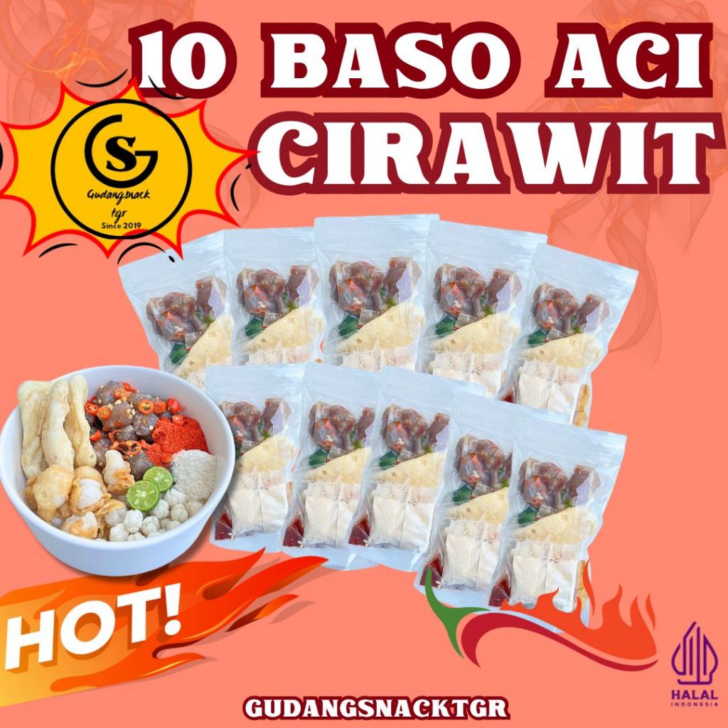 

[LIVE] 10 Bungkus Boci Cirawit Paket Hemat Usaha Hotpot Instan Food Kaldu Pedas