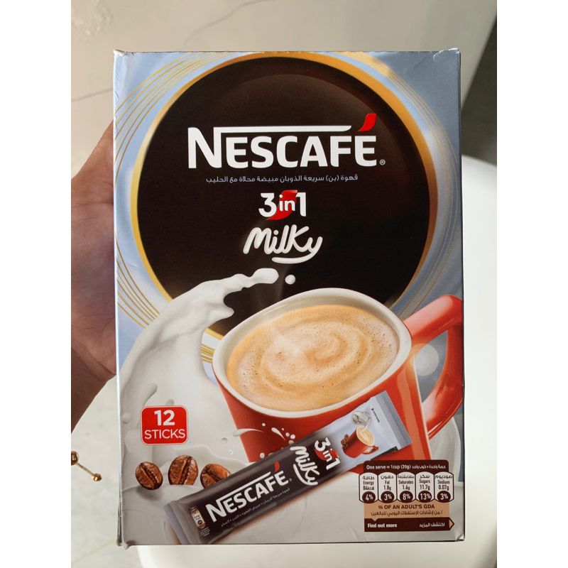 

Nescafe 3in1 Milky // Egypt