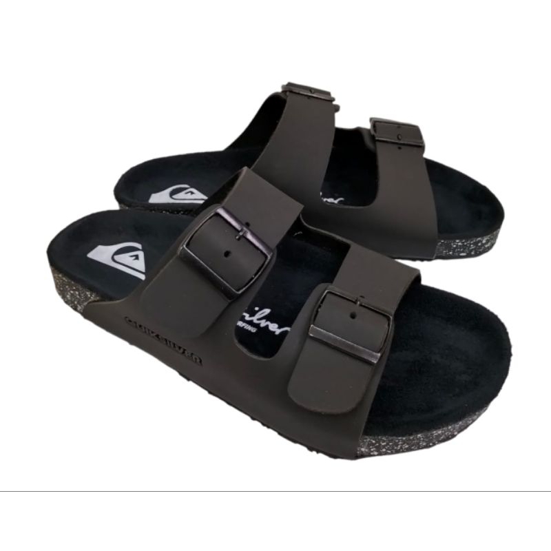 TERBARU SANDAL SLIDE CASUAL PRIA, QUIKSILVER-02 SZ39-43 ORIGINAL
