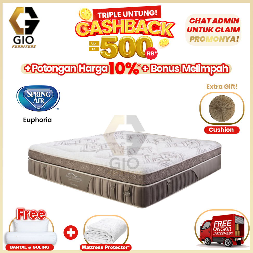 Kasur Spring Air Euphoria / Spring Air Springbed Euphoria (Hanya Kasur)