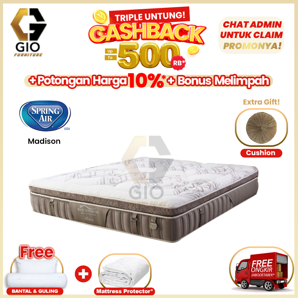 Kasur Spring Air Madison / Spring Air Springbed Madison (Hanya Kasur)