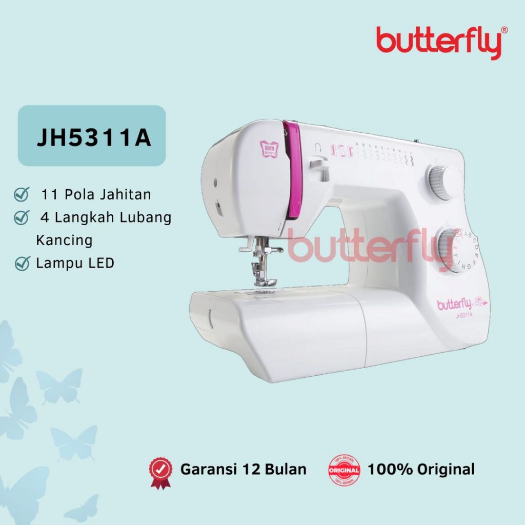 Mesin Jahit Portable BUTTERFLY JH5311A