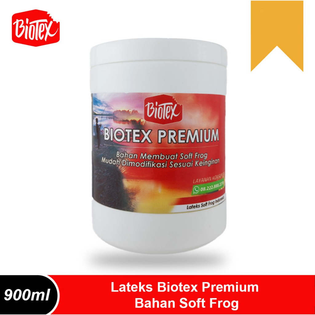 Biotex Premium Bahan Pembuatan Soft Frog 900 Ml