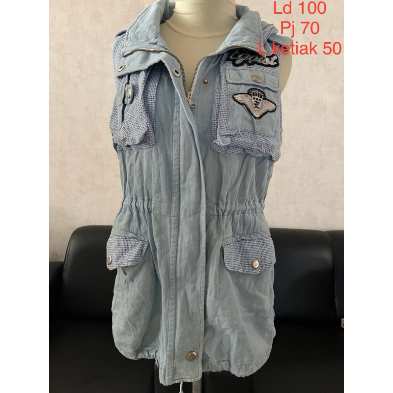Egoist cargo rompi denim rompi kargo rompi jeans vest cargo