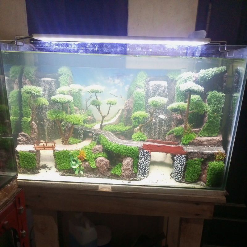 hardscape air terjun sintetis