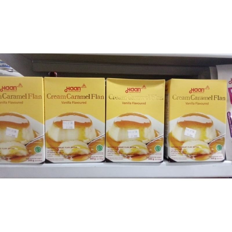 

Cream Caramel Flan Vanila Flavoured Haan 300gram