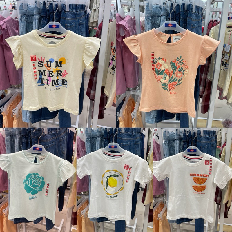 LEE COOPER KIDS - NEW Kaos Anak Perempuan (4-12 Tahun)