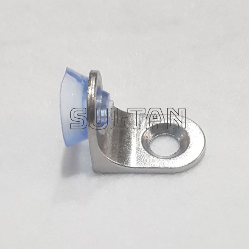 Ambalan Tebal Siku L Tatakan Kaca Stainless