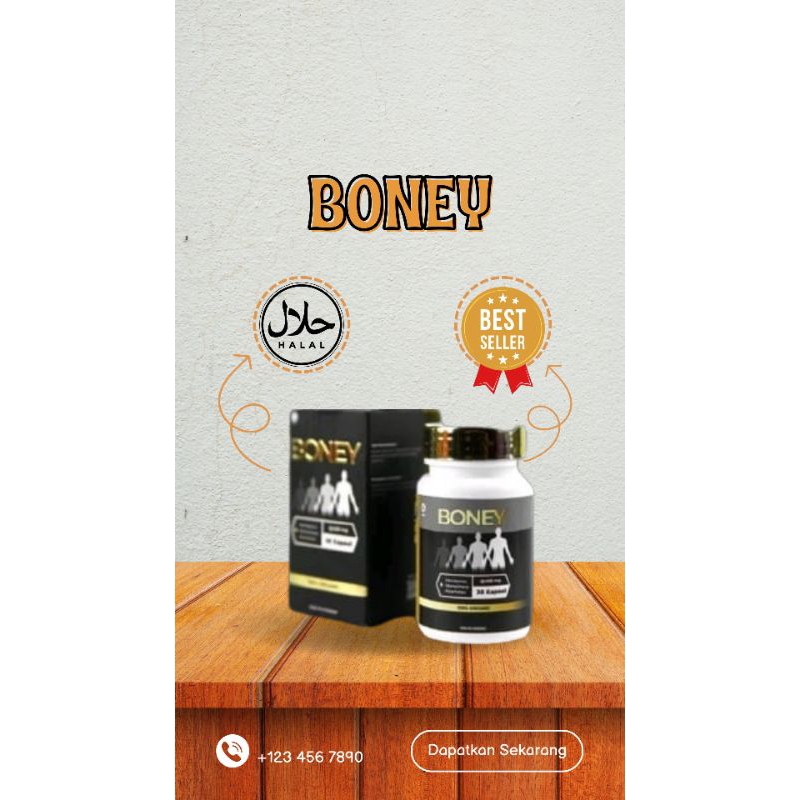BONEY ||KAPSUL PENINGGI BADAN||