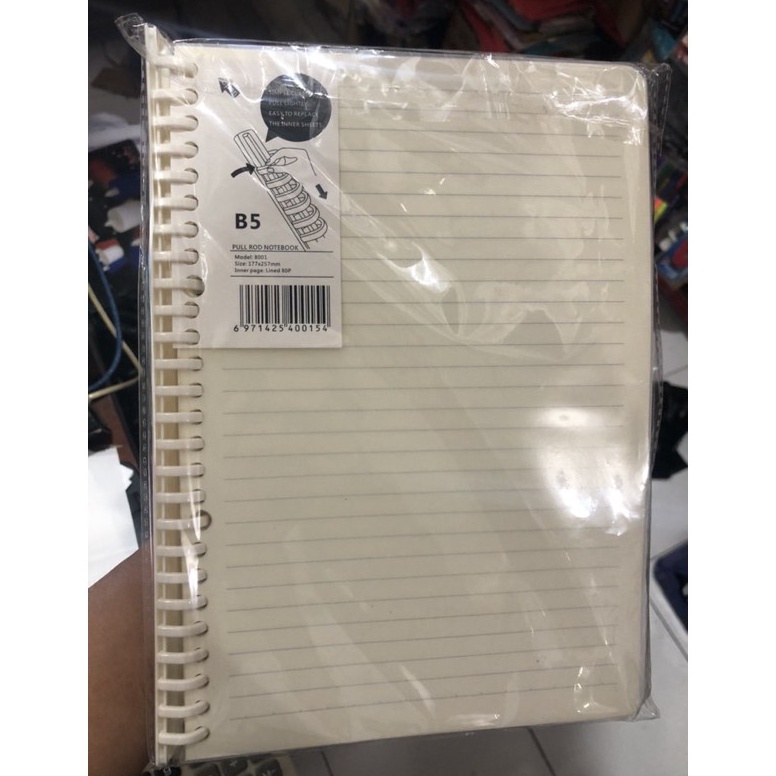 

el Baru map binder looseleaf transparan ring putih B5 atau a5 kokuyo style ring putih gading wengu 71 atau 81 C66