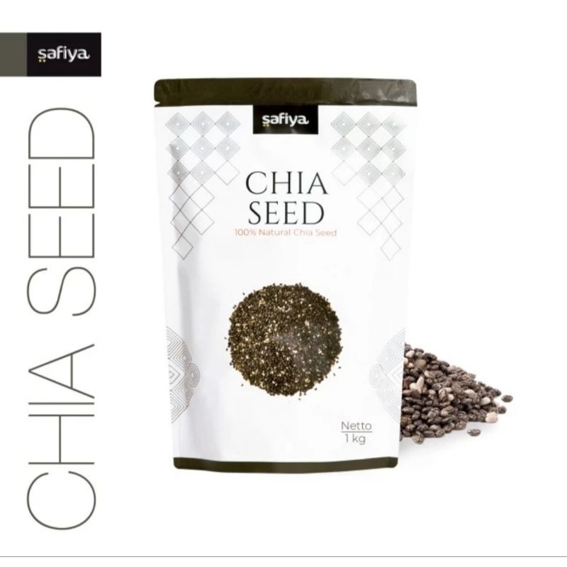 

ORGANIC BLACK CHIA SEED - BIJI CHIASEED PREMIUM ORIGINAL SAFIYA 1KG