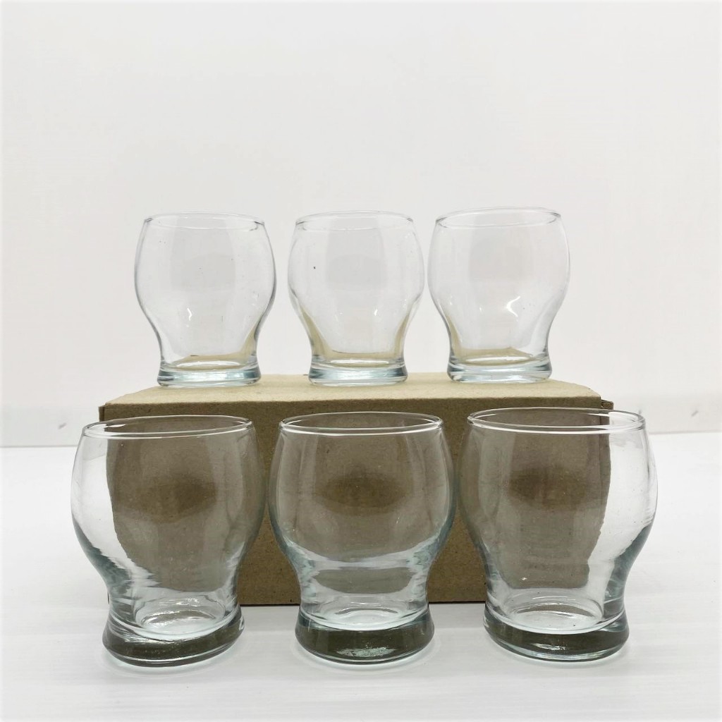 1PCS 270 ml Gelas Kaca H902 Gelas Souvenir Gelas Antik
