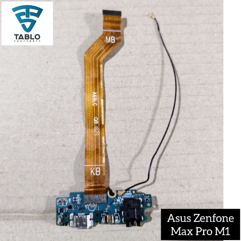 Papan konektor cas Flexibel Antena Asus Zenfone max pro M1 original Copotan hp