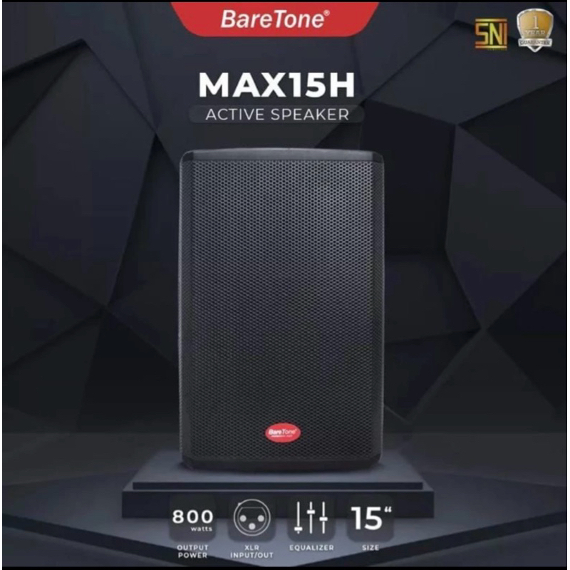 Speaker Aktif Baretone Max 15 H / Max 15 H 800w Original