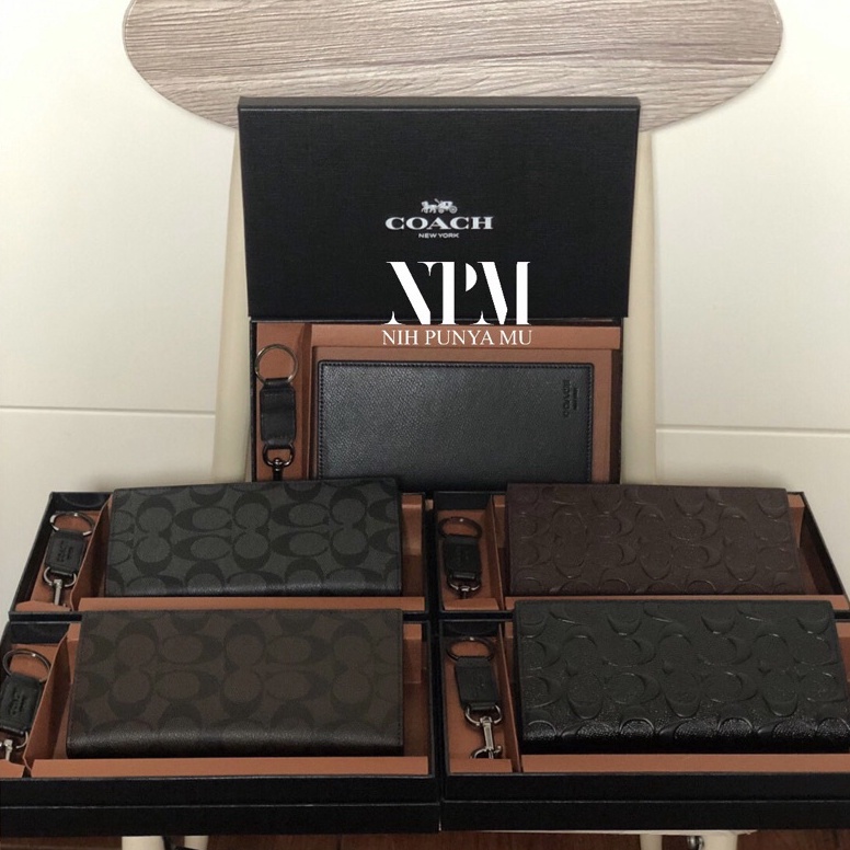 Model Baru Dompet Coach Men Long Wallet Dompet Pria Panjang  Original 1