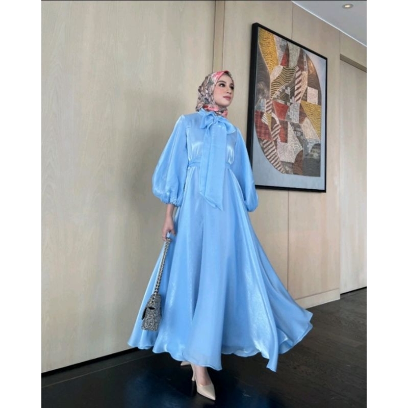 Aesa Dress Gonegani | Dress Polos Shimmering