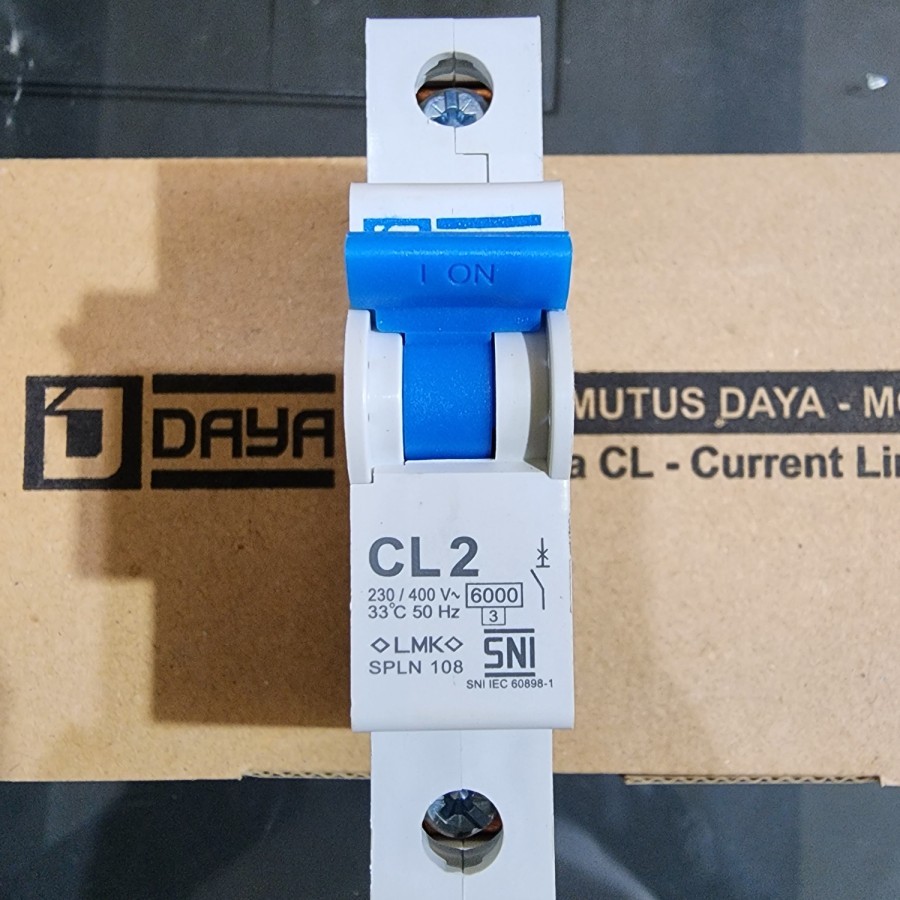 MCB 1 Phase merk DAYA dan Elektro Milik PLN Asli original 2a 4a 6a 10a 16a