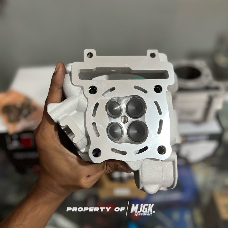 Head 23/20 MG Racing Sirip MX King / Vixion Set Klep & RRA