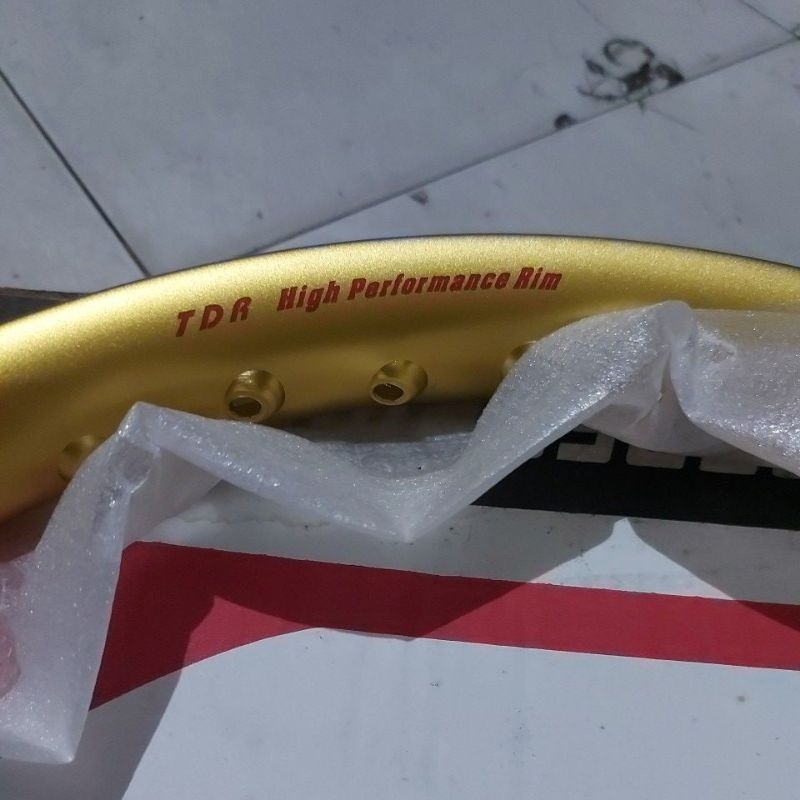 velg tdr 140 ring 17 gold U shape velg 140 ring 17 tdr