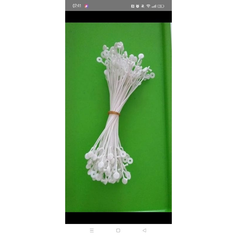 

handle/gagang plastik tali plintir klip plastik tentengan kemasan souvenir sendal dll