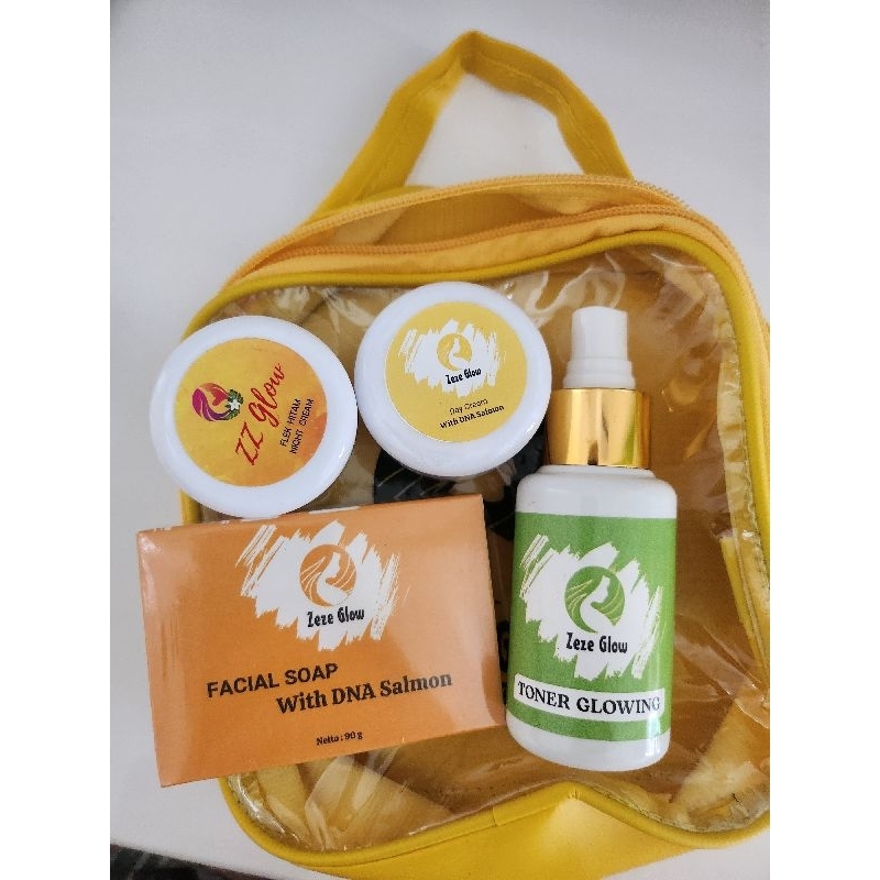 satu paket zeze glow flek, bisa juga buat bekas jerawat yg hitam2