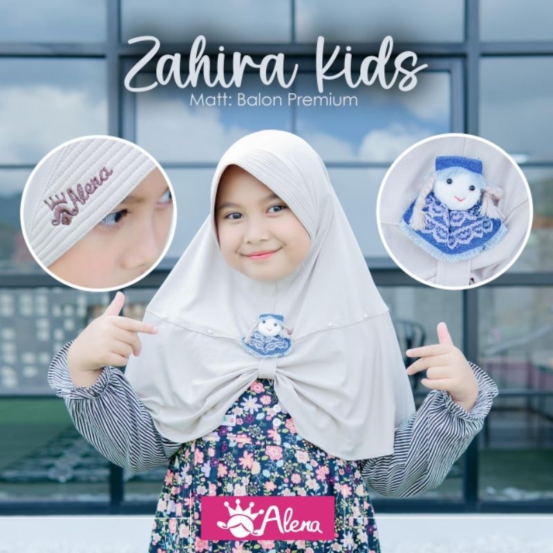 ALENA HIJAB ANAK TANGGUNG ZAHIRA KIDS JERSEY by BUNGA HIJAB