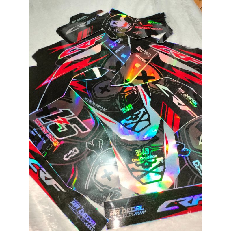 Decal crf 150L hologram stiker crf hologram decal hologram crf150L decal hologram terbaru