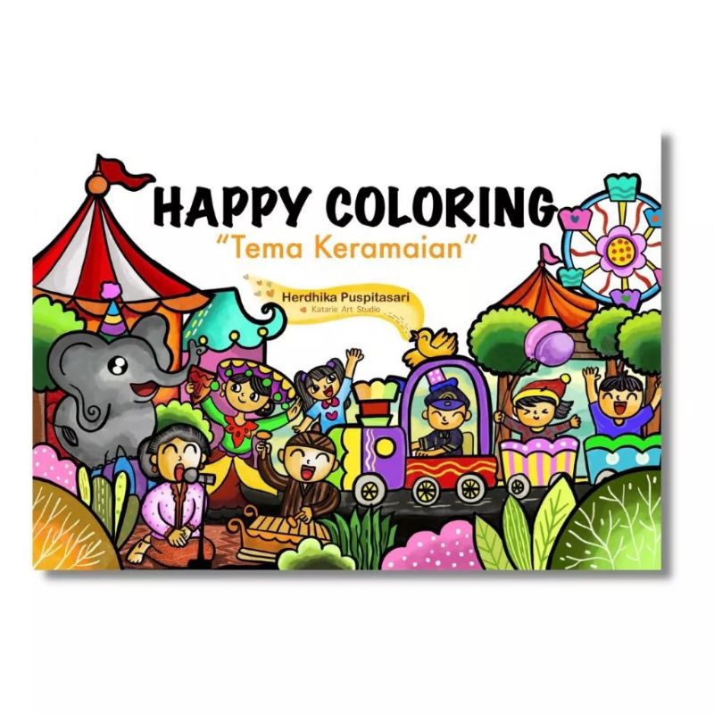 

Buku Mewarnai - Happy Coloring : Tema Keramaian