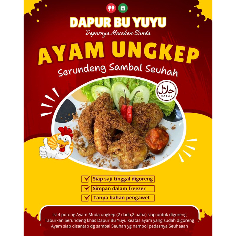 

Ayam Ungkep Serundeng Sambal Seuhah
