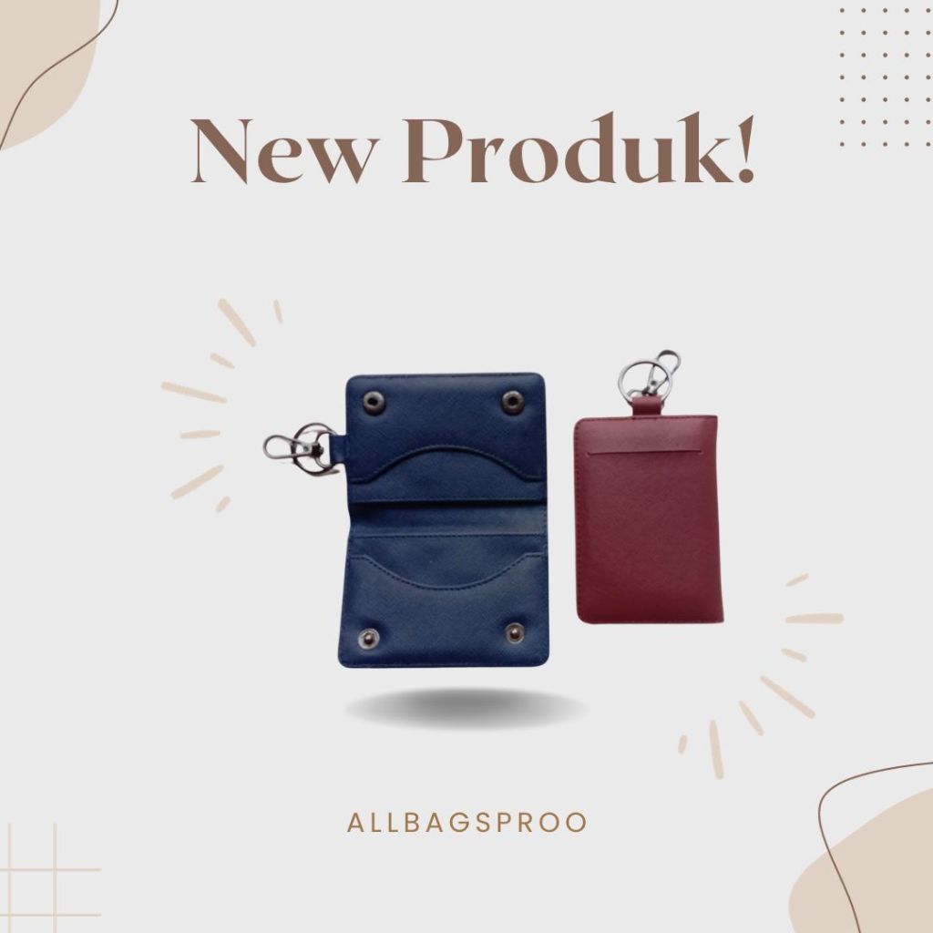 

Gantungan Kunci atau Card ada 3 Slot Kulit Original Store Allbags Proo
