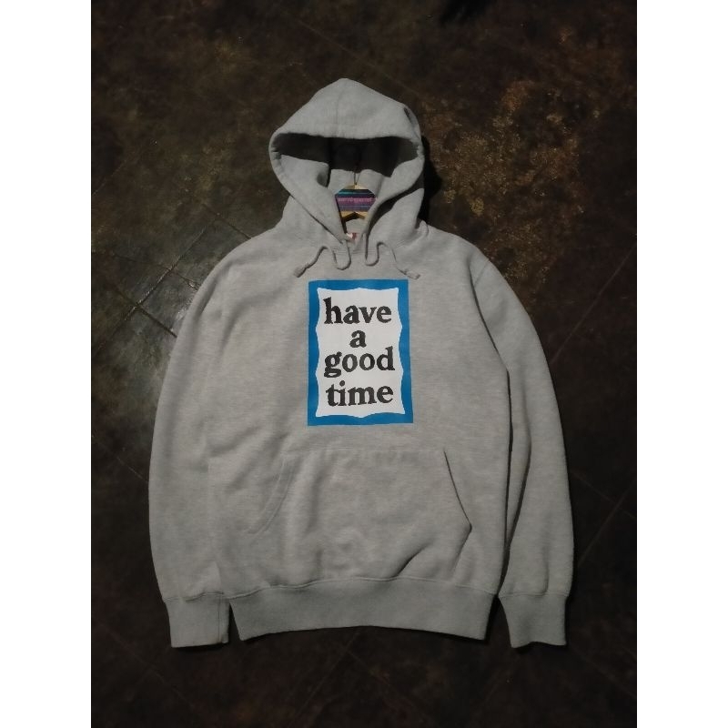 Have a Good Time Hoodie Blue Frame